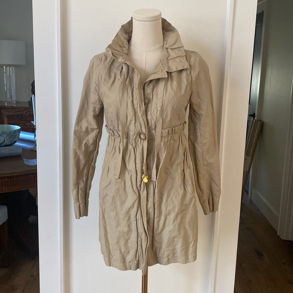 Loft light weight jacket … super cute. Crinkle look if desired.